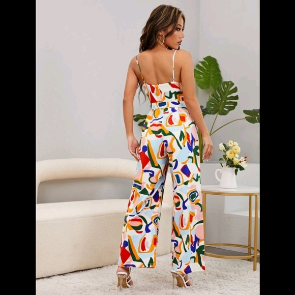 Bustier Belted Jumpsuit - Picture 2 of 7